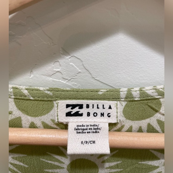 BILLABONG WOMEN'S BE FREE DRESS PALM GREEN - Picture 5 of 5